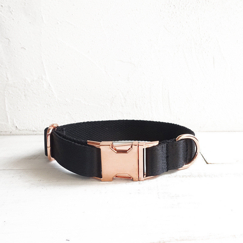 Black Dog Collar & Leash - Everyday-Sales.com