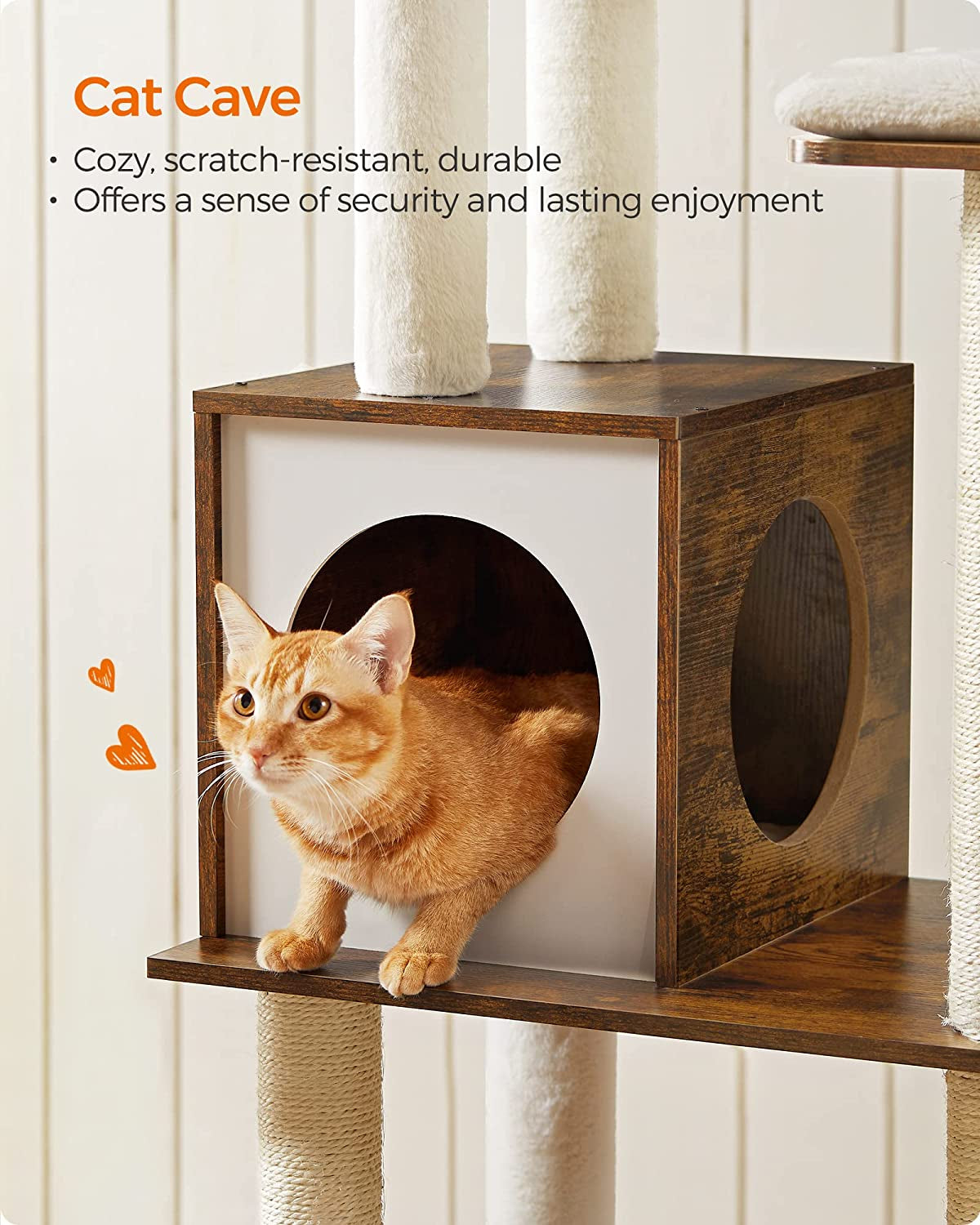 65-Inch Modern Cat Tower for Indoor Cats - Everyday-Sales.com