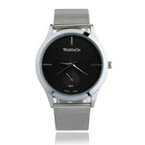 Fashion Alloy Belt Mesh Watch Unisex women's watches Minimalist Style Quartz Watch relogio feminino saat Watches for women