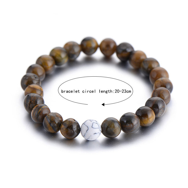 Natural Stone Couple Distance Bracelet - Everyday-Sales.com