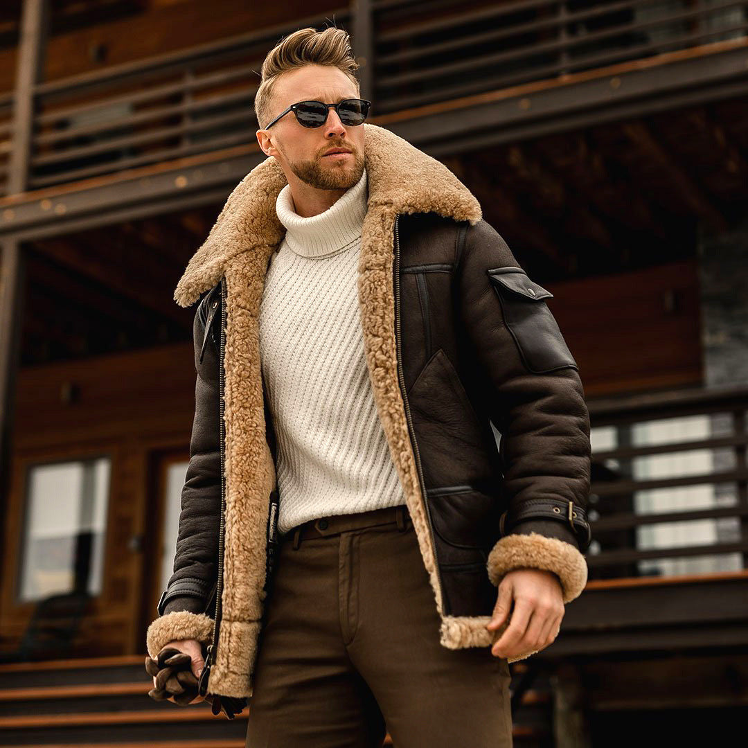 Men's Military Fleece Jacket - Everyday-Sales.com