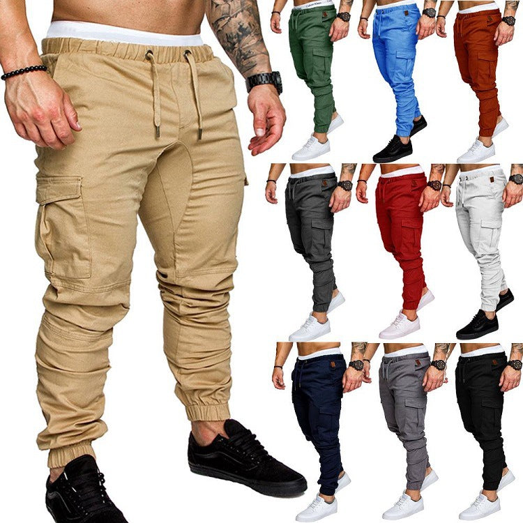 Men's Woven Fabric Casual Drawstring Pants - Everyday-Sales.com