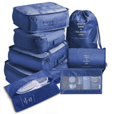 8-piece Travel Set Luggage Divider