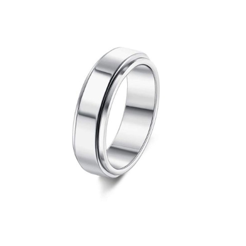 Stainless Steel Rotatable Spinner Ring - Everyday-Sales.com