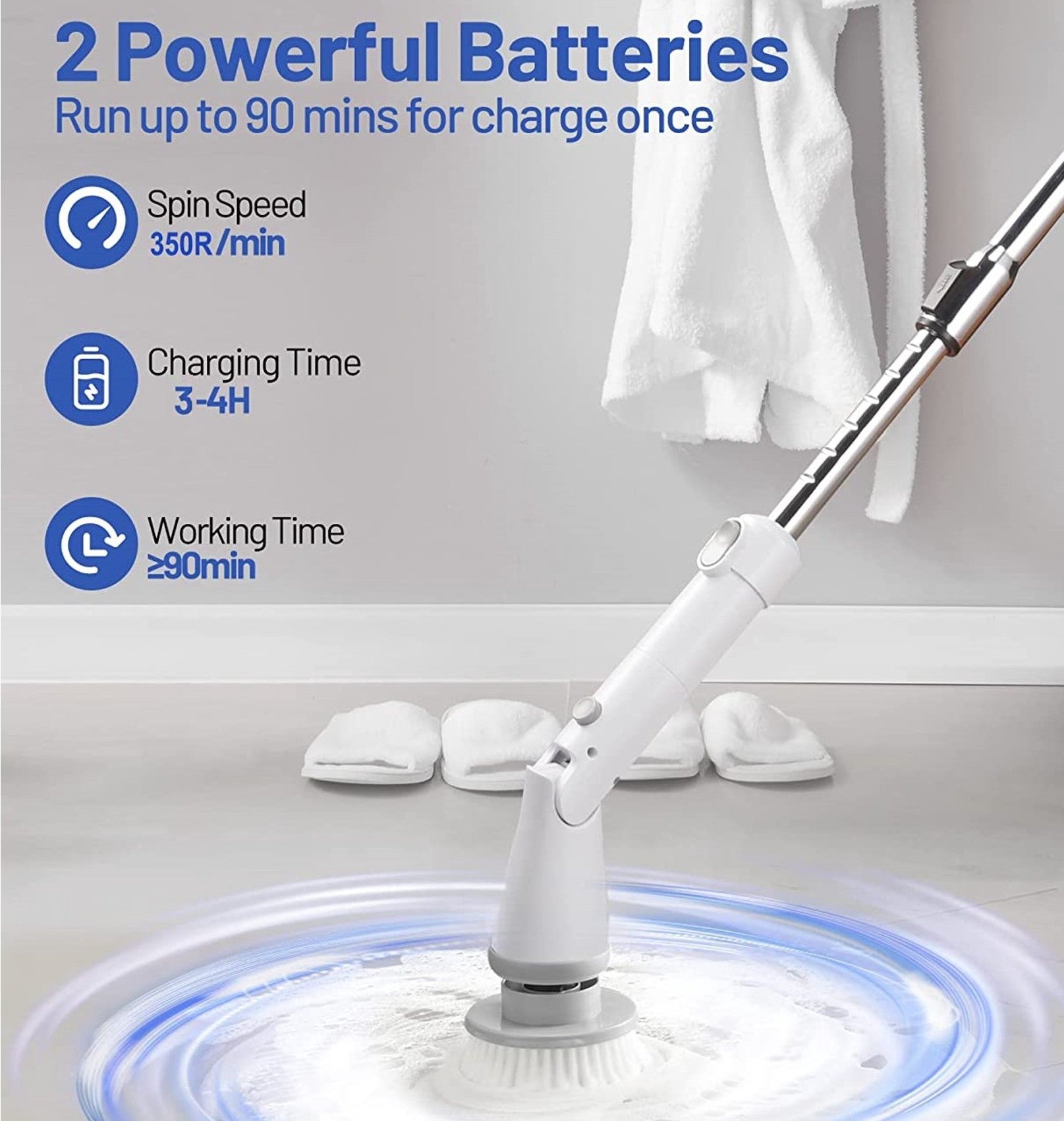 Cordless Electric Spin Scrubber - Everyday-Sales.com