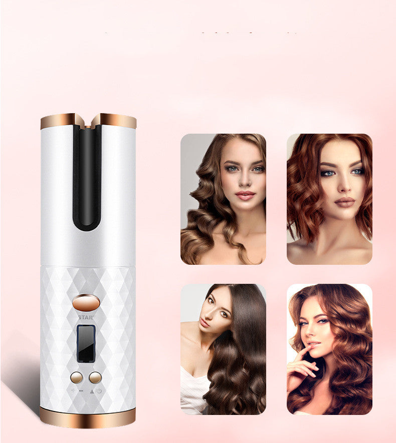 Rechargeable Automatic Hair Curling Iron - Everyday-Sales.com
