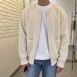 Fashion Trendy Ins Trendy Knitted Cardigan Men's Sweater