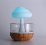 Wholesale Raining Cloud Aroma Mushroom Lamp Aromatherapy Essential Oil Diffuser Micro Humidifier Raining Cloud Night Light