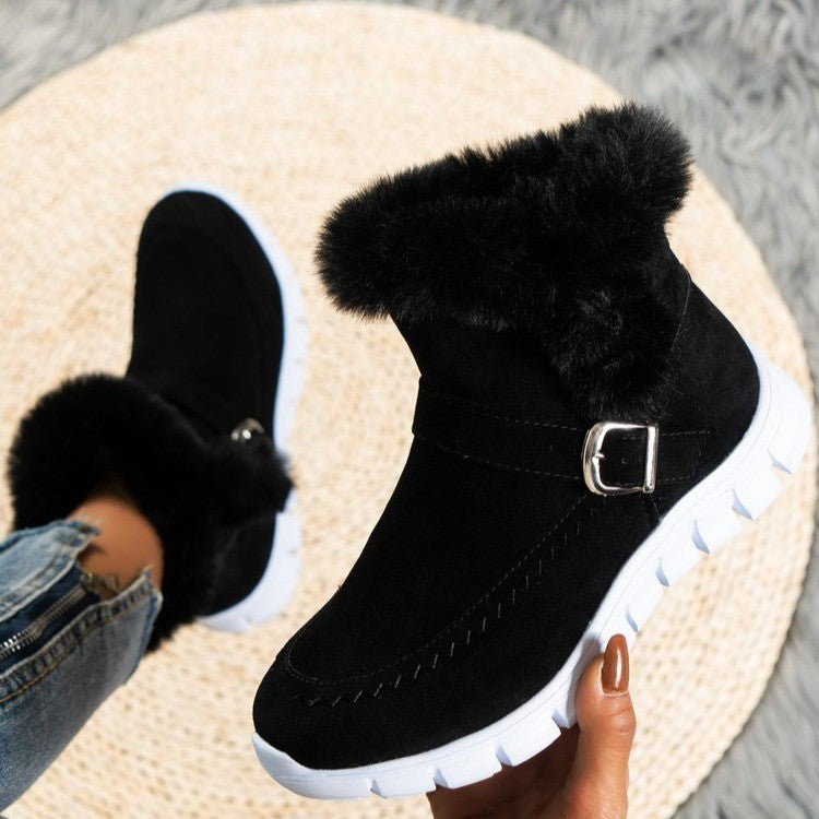 New Plush Ankle Snow Boots