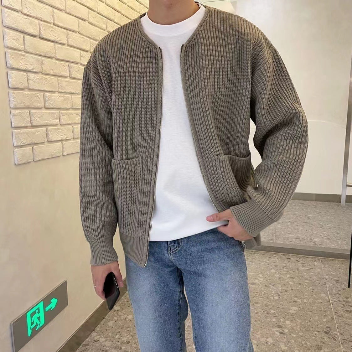 Men's Trendy Knitted Cardigan - Everyday-Sales.com