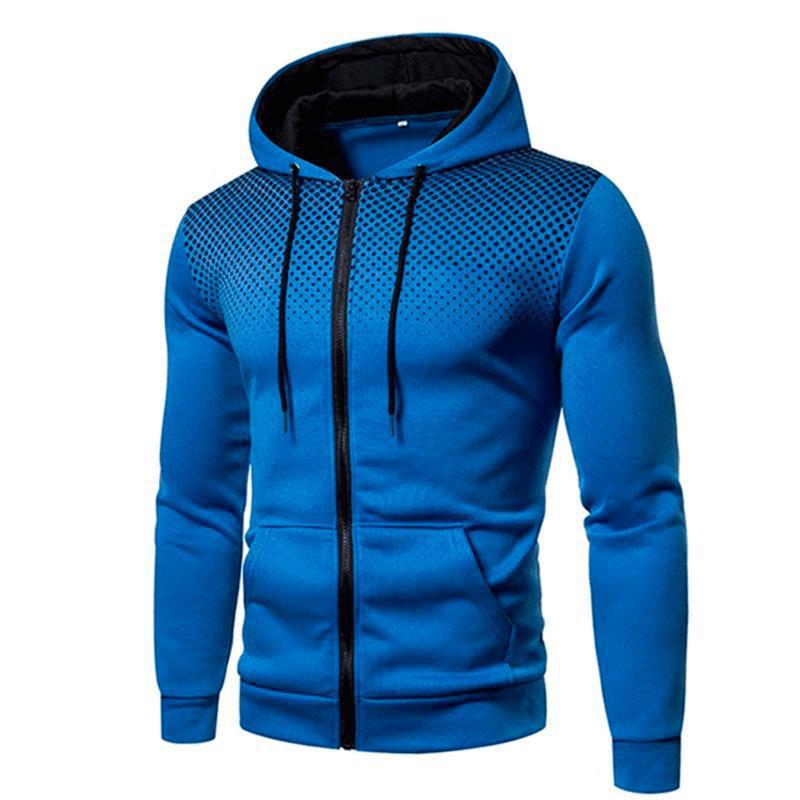 Sweater Men's Sports Fitness Zip-Up Shirt - Everyday-Sales.com