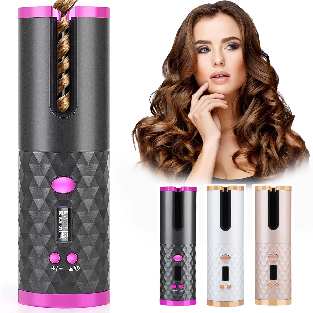 Rechargeable Automatic Hair Curling Iron - Everyday-Sales.com