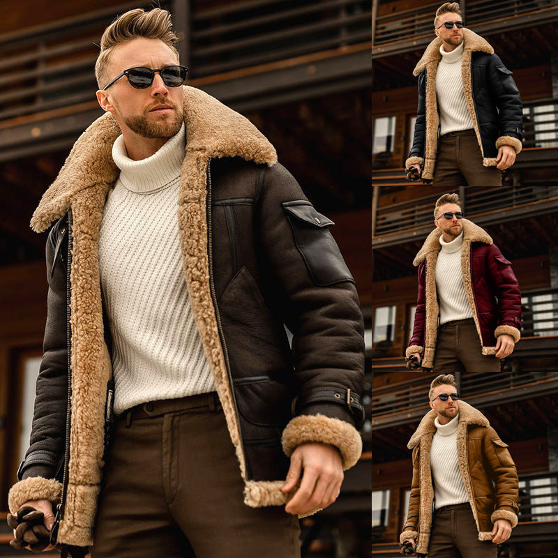 Men's Military Fleece Jacket - Everyday-Sales.com