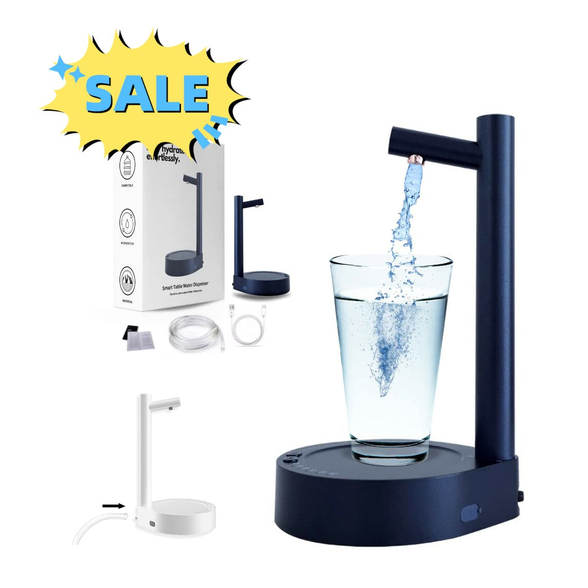 Rechargeable Desk Water Dispenser - Everyday-Sales.com