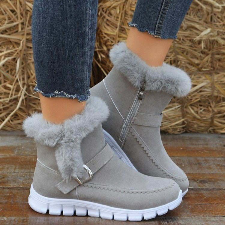 New Plush Ankle Snow Boots - Everyday-Sales.com