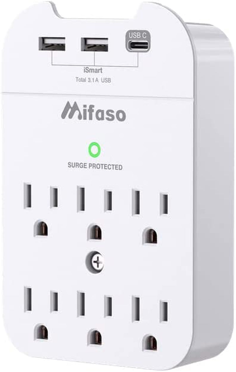 6 Outlet Wall Adapter with 3 USB Charging Ports - Everyday-Sales.com
