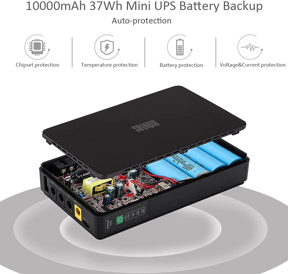 Mini UPS Battery Backup for Router - Everyday-Sales.com