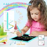LCD Writing Tablet Doodle Board,10.5 Inch Colorful Drawing Pad,Electronic Drawing Tablet, Drawing Pads,Travel Gifts for Kids Ages 3 4 5 6 7 8 Year Old Girls Boys (Blue)