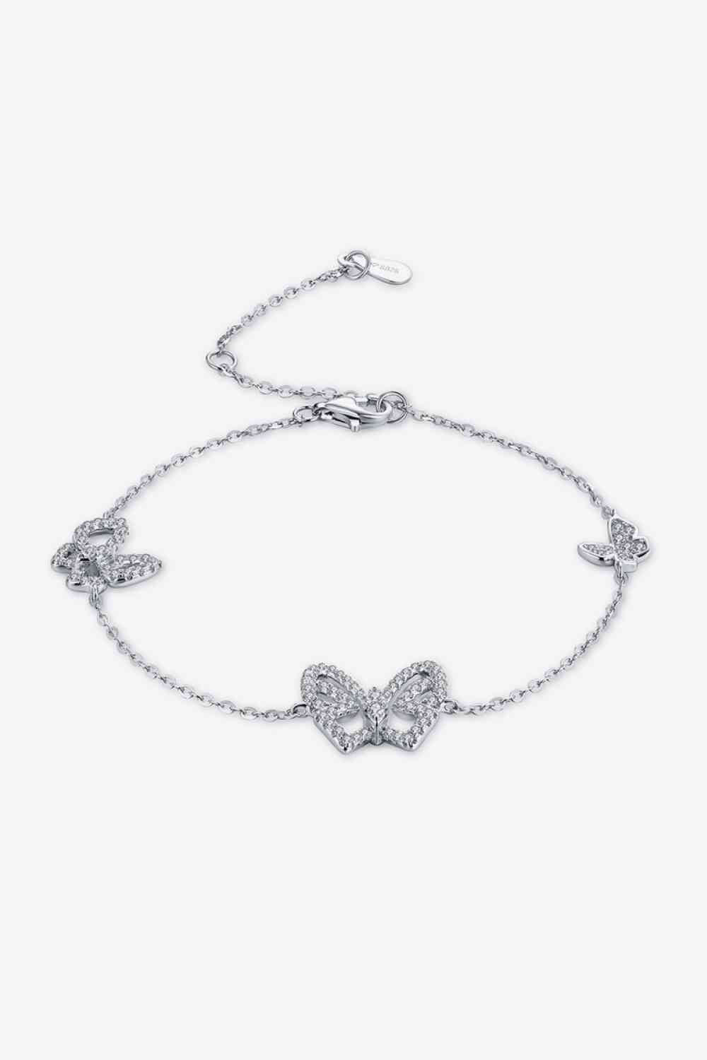 Moissanite Butterfly Shape Bracelet - Everyday-Sales.com
