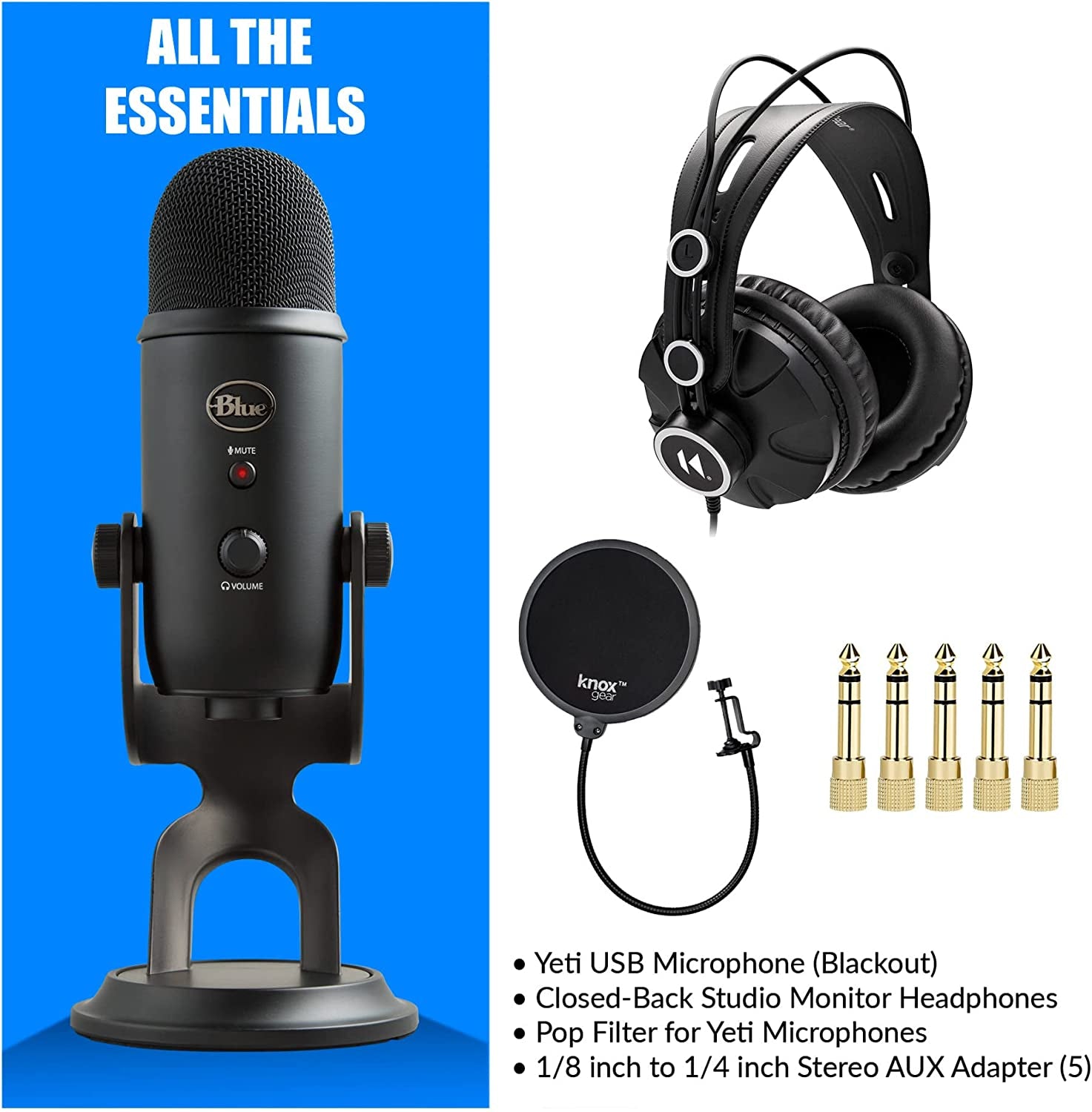 Yeti Blue USB Microphone Bundle - Everyday-Sales.com