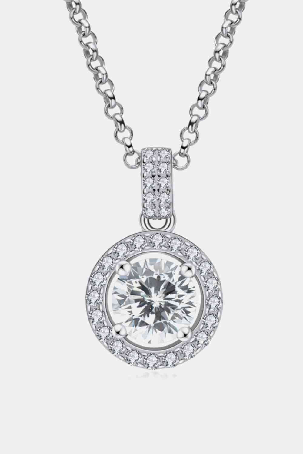 Zircon Pendant 925 Sterling Silver Necklace - Everyday-Sales.com