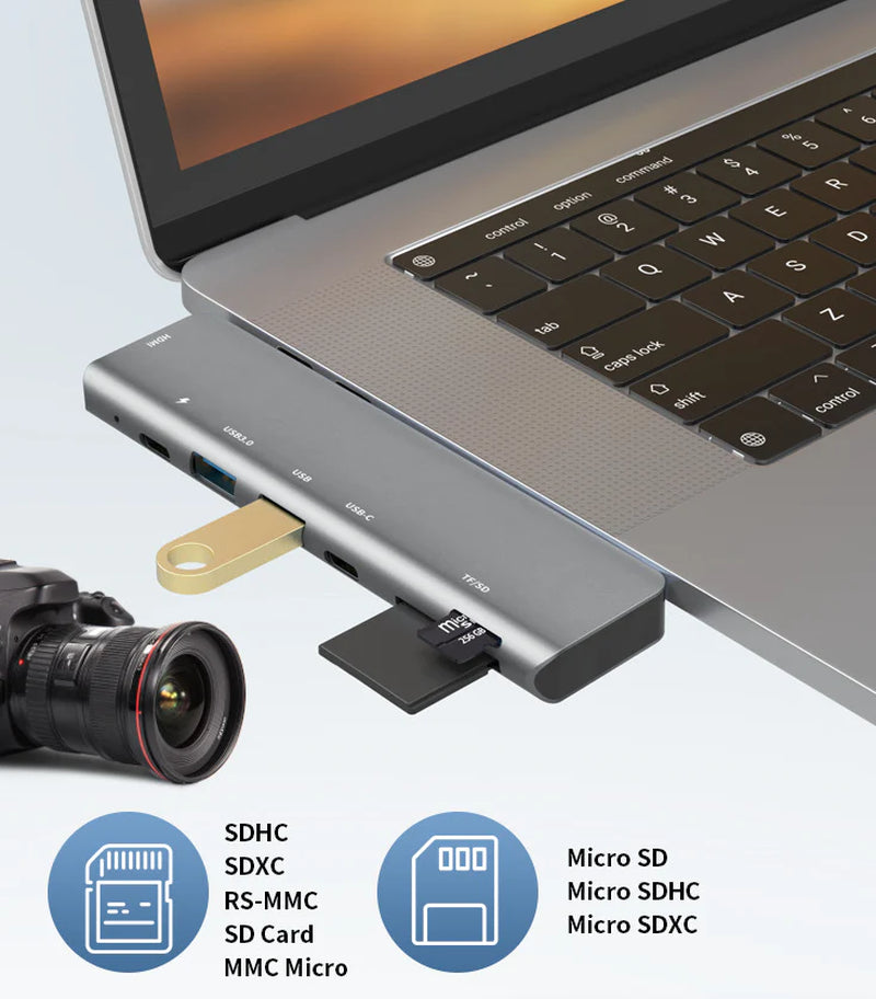 Multiport USB-C to USB 3.0 4K HDMI Adapter for Macbook Pro - Everyday-Sales.com