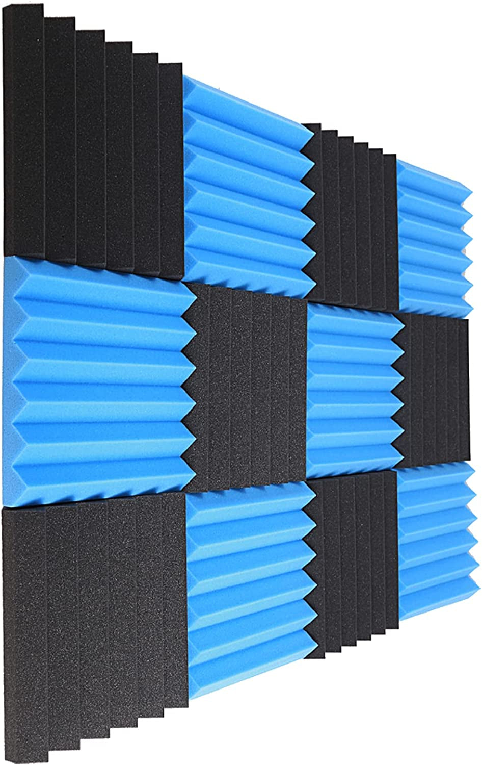 12 Pack Acoustic Foam Panels - Everyday-Sales.com