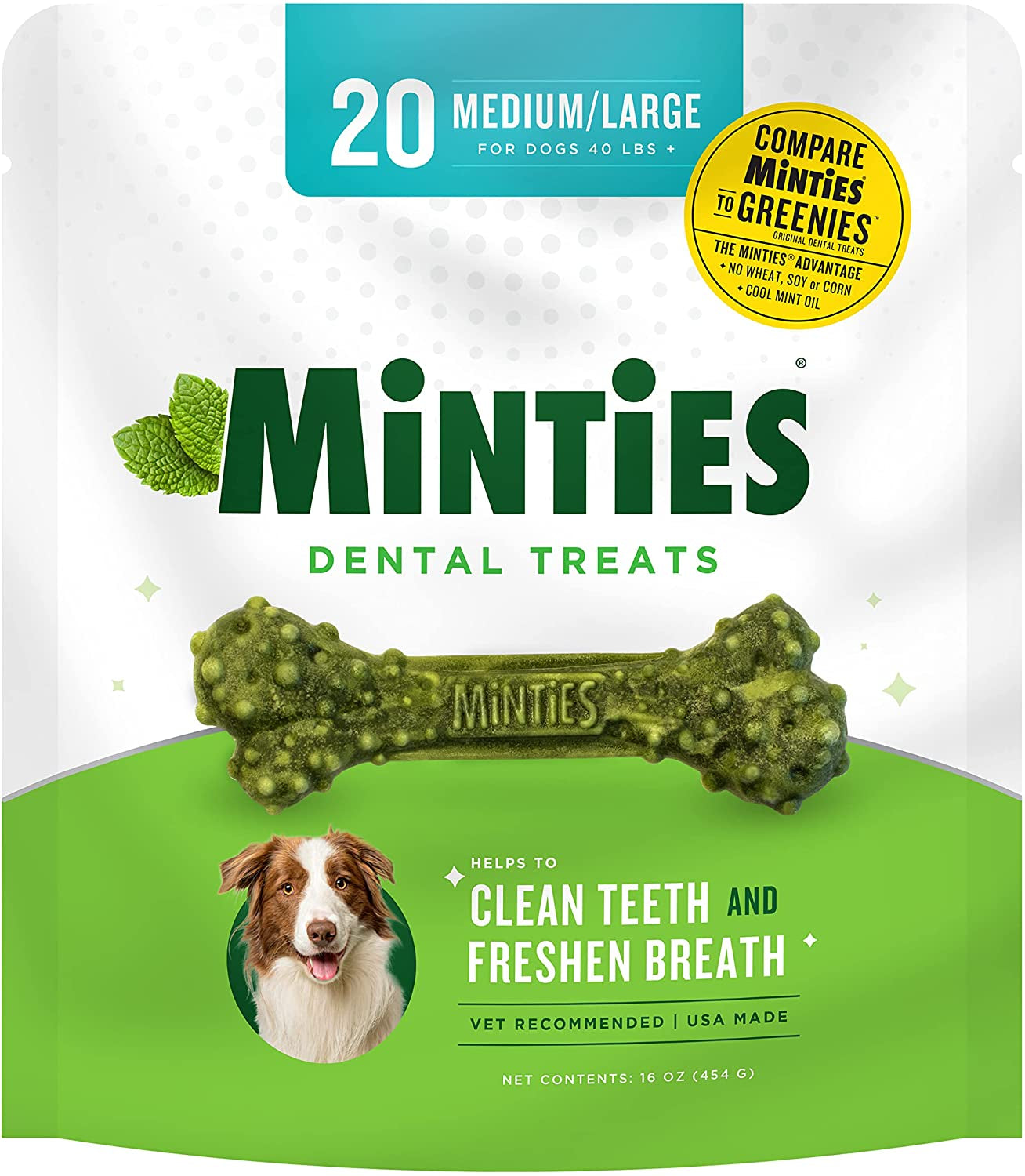 Minties Vetiq Dog Dental Bone Treats - Everyday-Sales.com