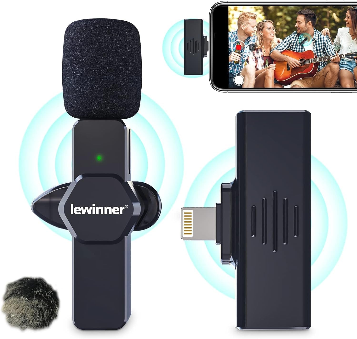 Wireless Lavalier Microphone for iPhone - Everyday-Sales.com