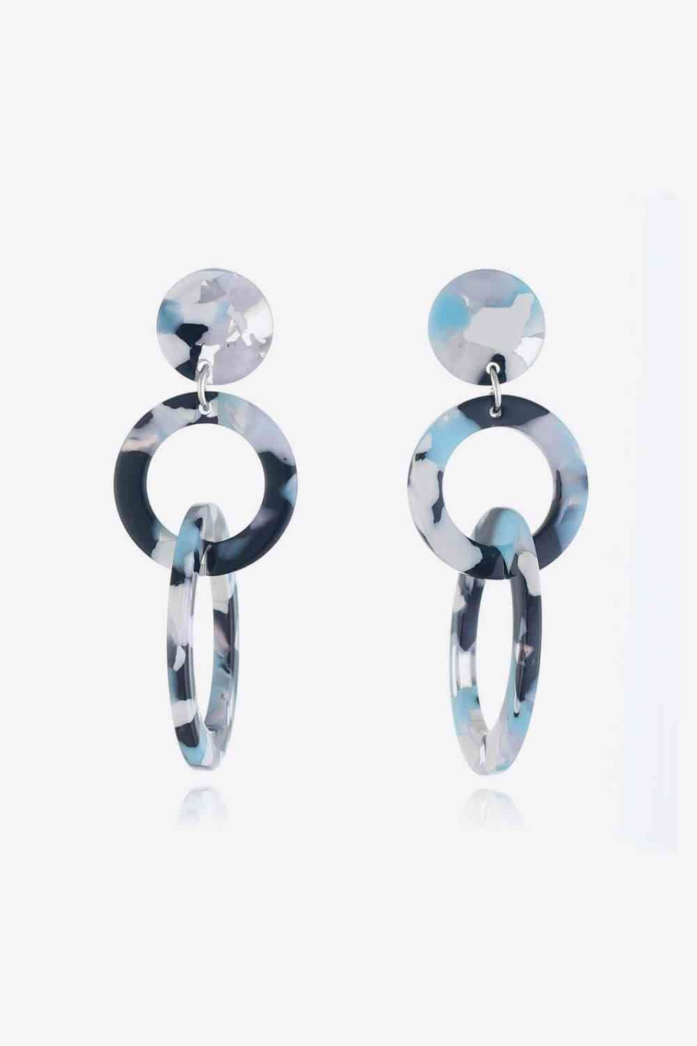 Acrylic Double-Hoop Earrings - Everyday-Sales.com