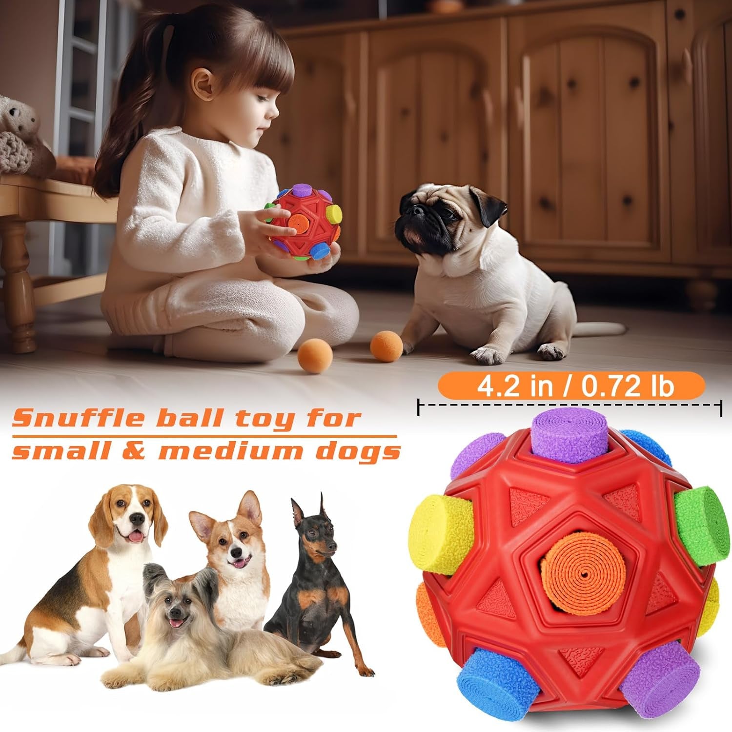 Interactive Dog Toys Snuffle Ball - Everyday-Sales.com