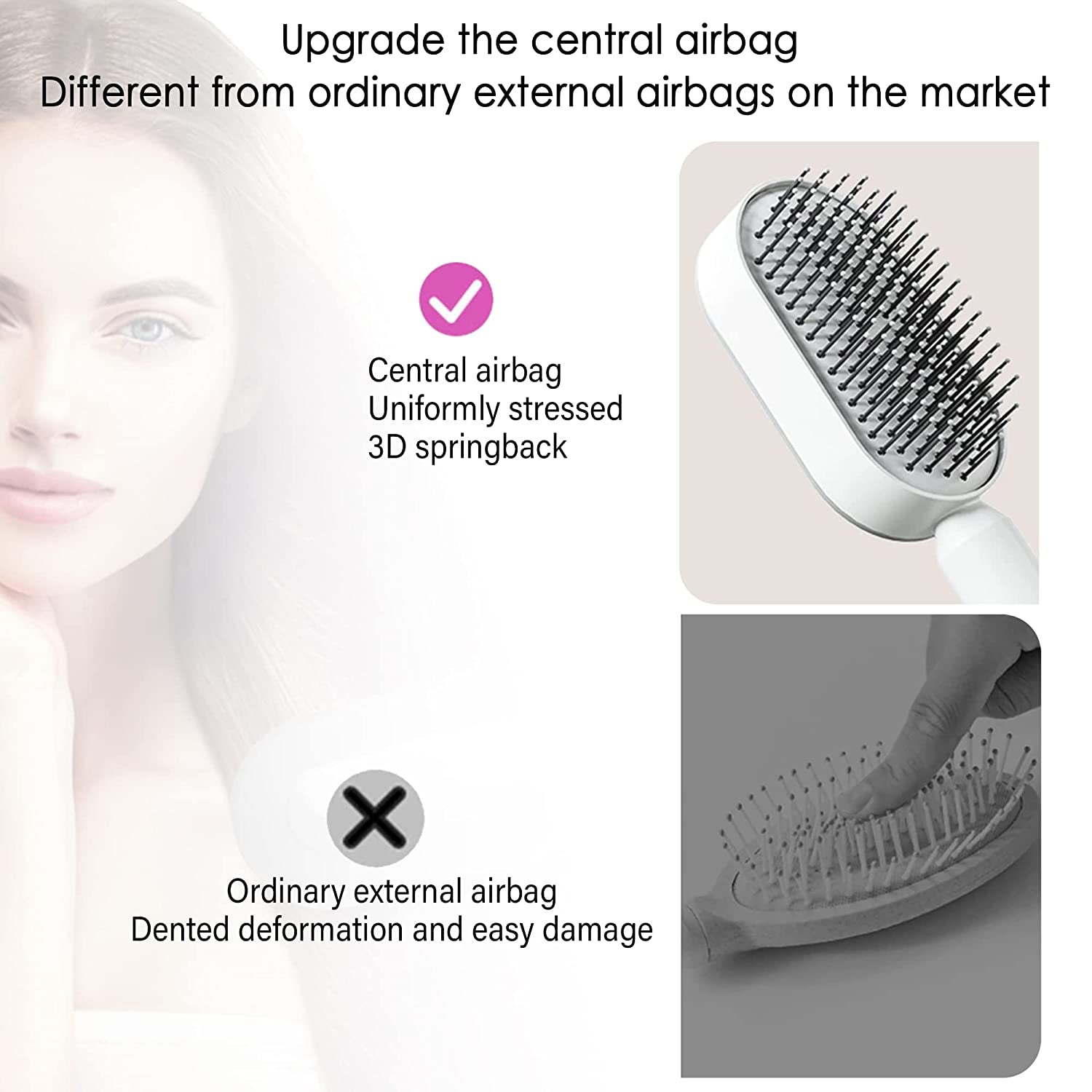 Self Cleaning Hair Brush - Everyday-Sales.com
