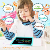LCD Writing Tablet Doodle Board,10.5 Inch Colorful Drawing Pad,Electronic Drawing Tablet, Drawing Pads,Travel Gifts for Kids Ages 3 4 5 6 7 8 Year Old Girls Boys (Blue)