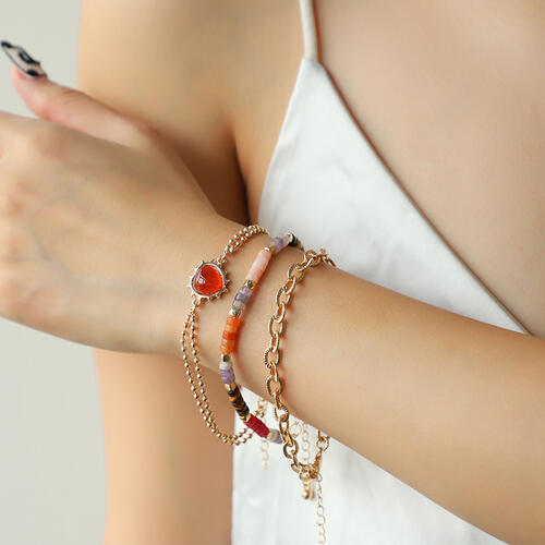 Heart Triple-Layered Bracelet - Everyday-Sales.com