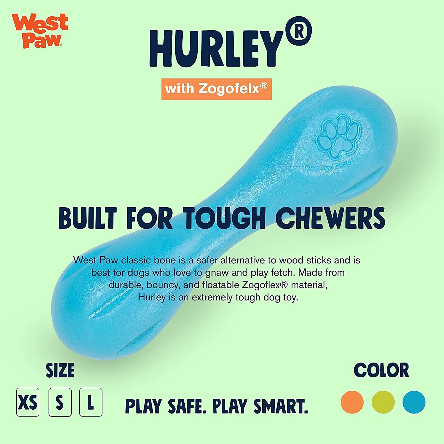 Zogoflex Hurley Dog Bone Chew Toy - Everyday-Sales.com