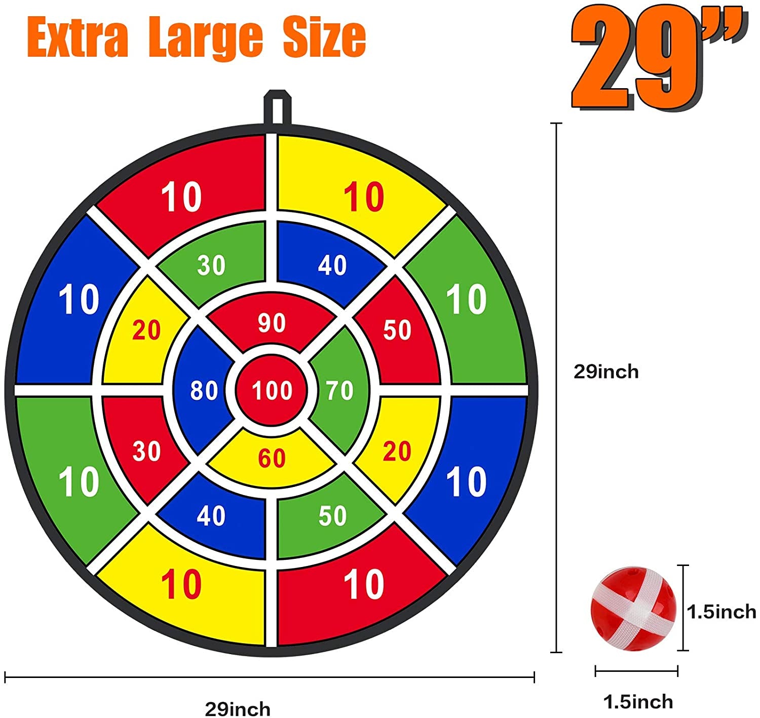 29" Large Dart Board for Kids - Everyday-Sales.com