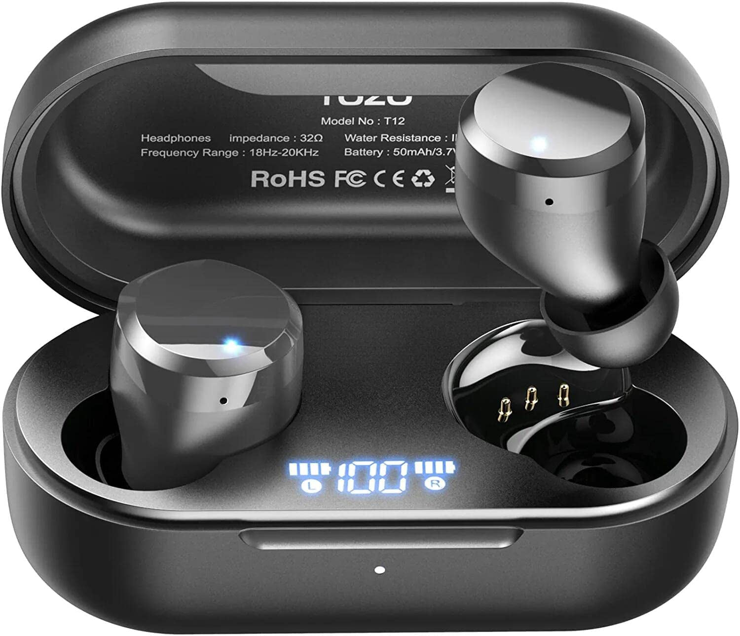 T12 Wireless Bluetooth Earbuds with Premium Sound - Everyday-Sales.com