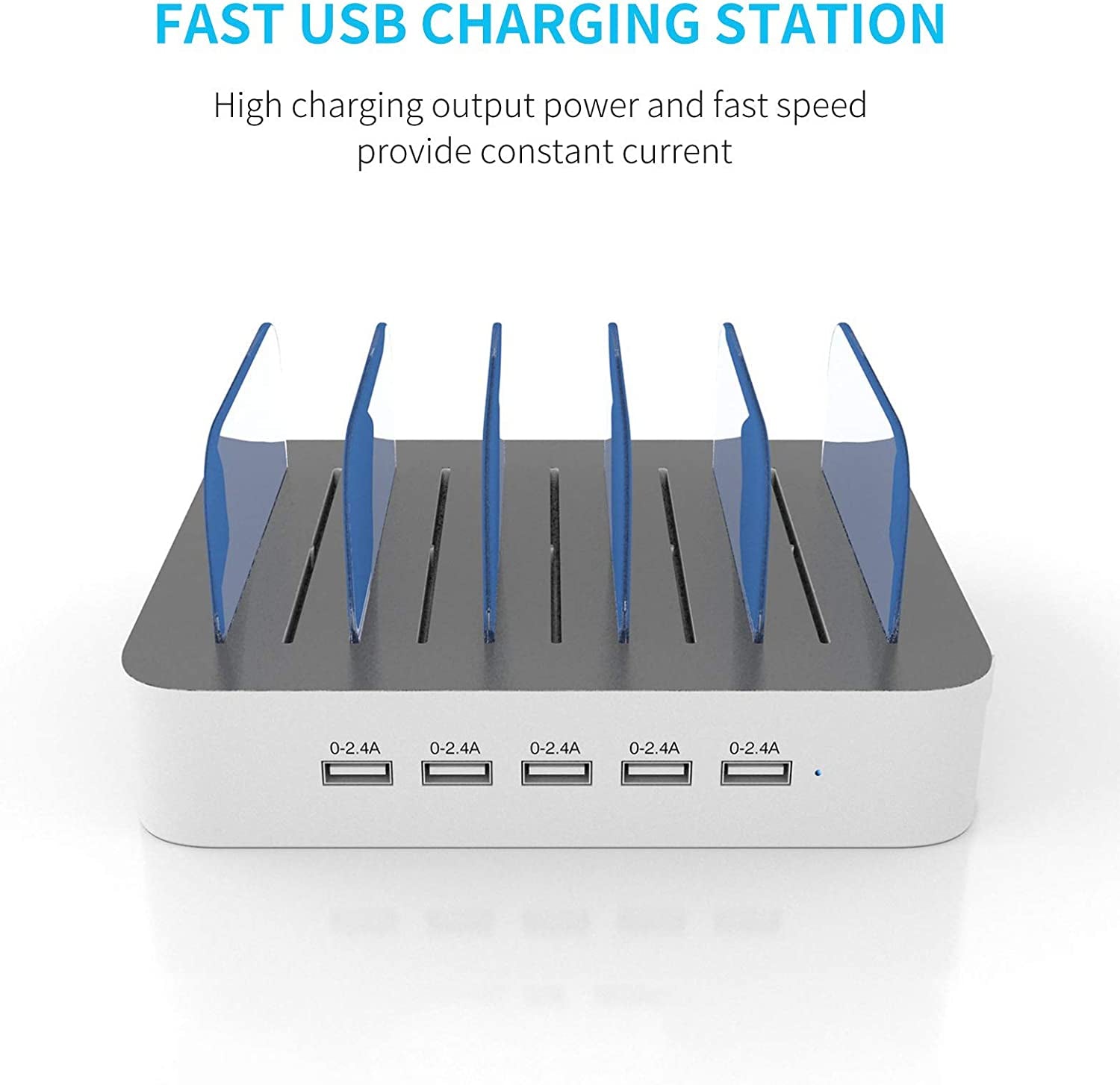 5 Port Multi USB Charger Station - Everyday-Sales.com
