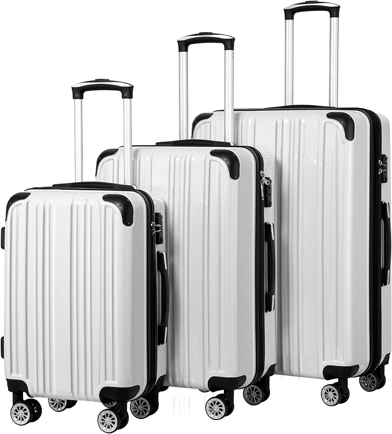 Expandable 3 Piece Luggage Set - Everyday-Sales.com