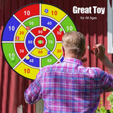 29" Large Dart Board for Kids, Kids Dart Board with Sticky Balls, Boys Toys, Indoor/Sport Outdoor Fun Party Play Game Toys, Birthday Gifts for 3 4 5 6 7 8 9 10 11 12 Year Old Boys Girls