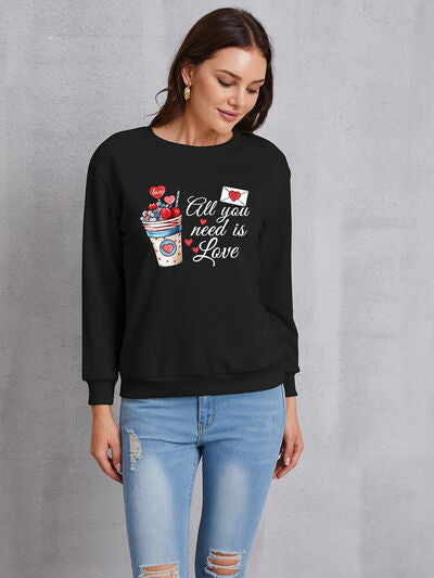 ALL YOU NEED IS LOVE Sweatshirt - Everyday-Sales.com