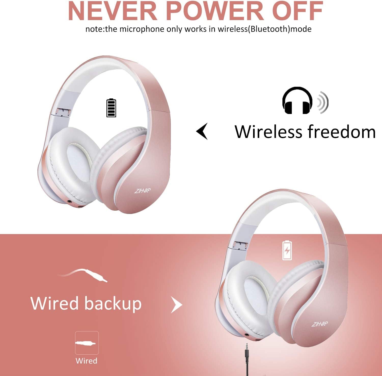 Foldable Wireless Bluetooth Headphones - Everyday-Sales.com