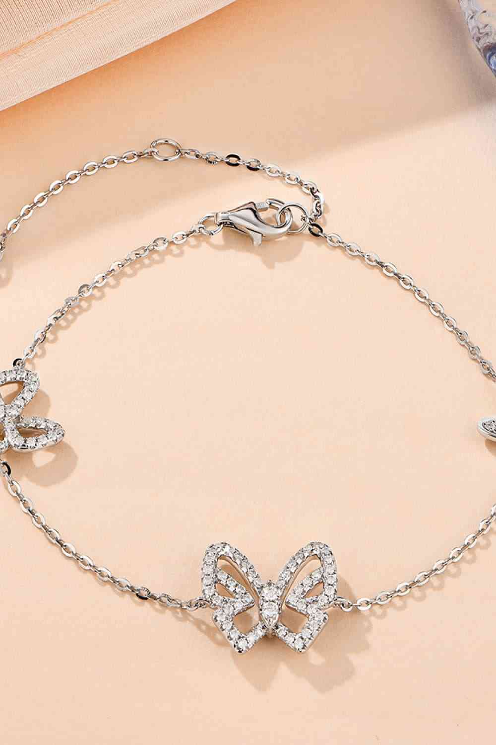 Moissanite Butterfly Shape Bracelet - Everyday-Sales.com