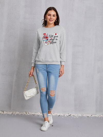 ALL YOU NEED IS LOVE Sweatshirt - Everyday-Sales.com