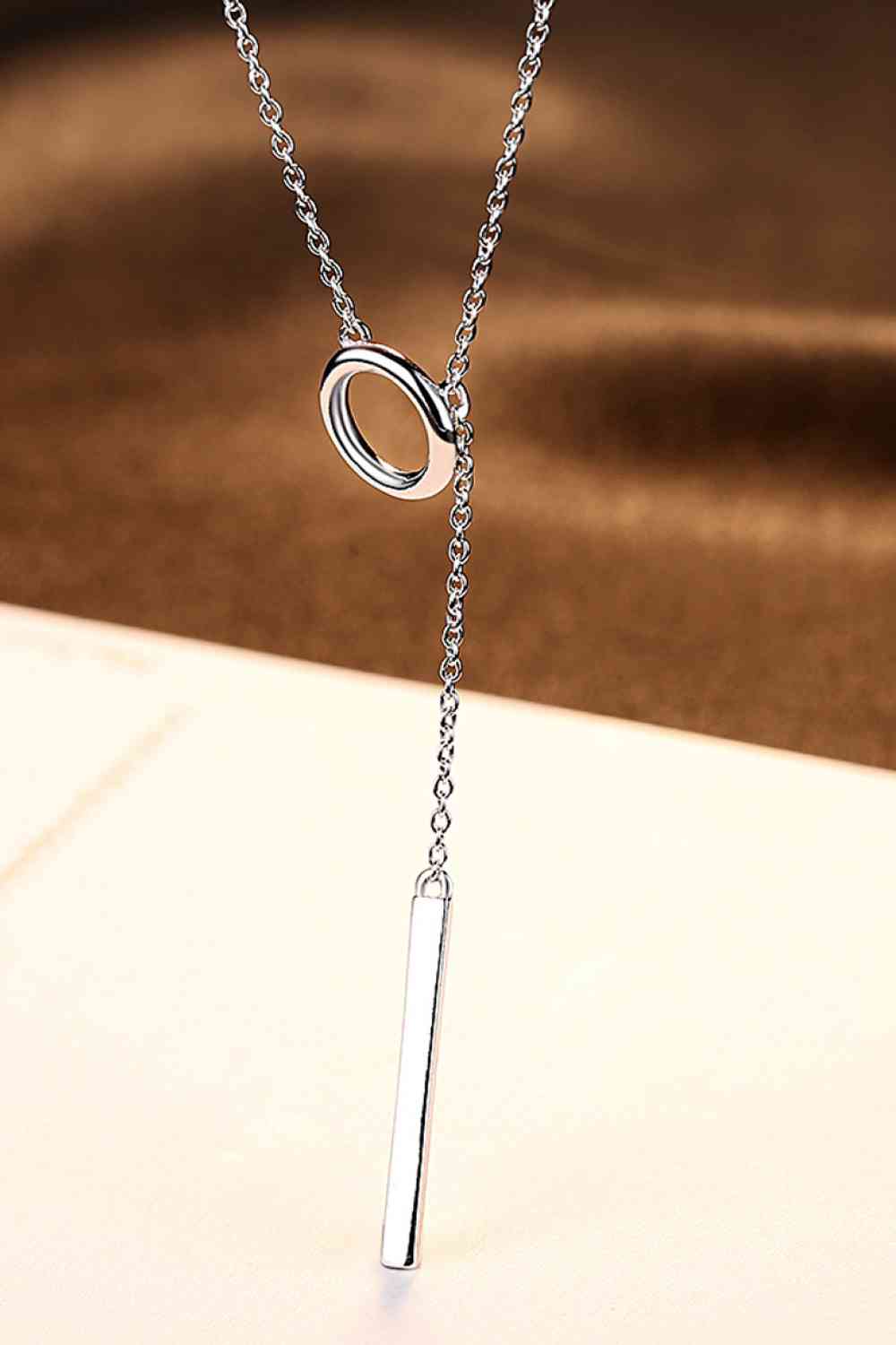 925 Sterling Silver Platinum-Plated Necklace - Everyday-Sales.com