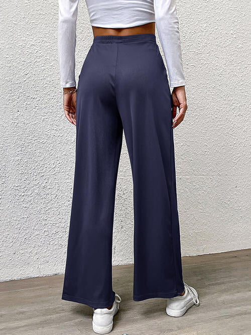 High Waist Straight Pants - Everyday-Sales.com