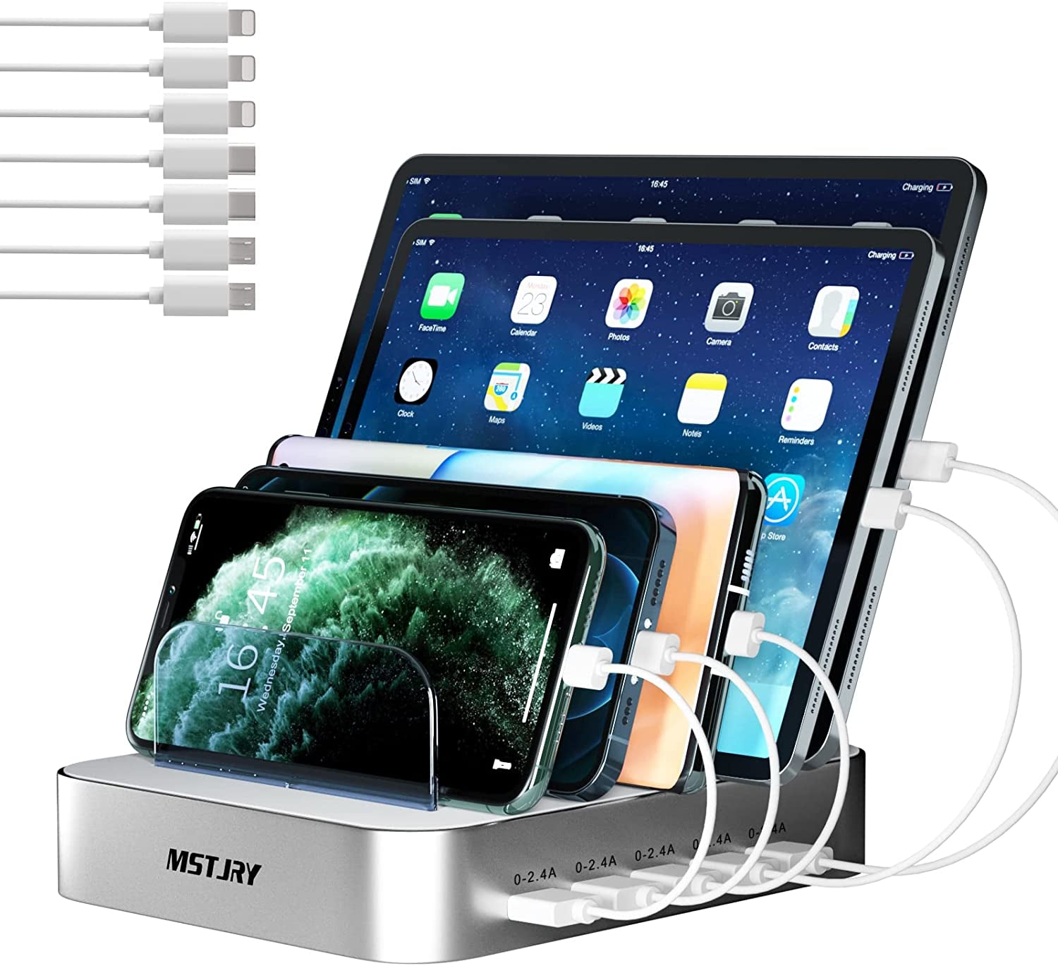 5 Port Multi USB Charger Station - Everyday-Sales.com