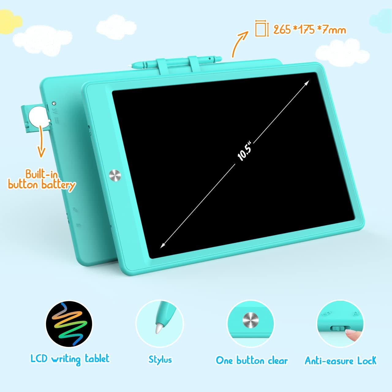 LCD Writing Tablet Doodle Board - Everyday-Sales.com